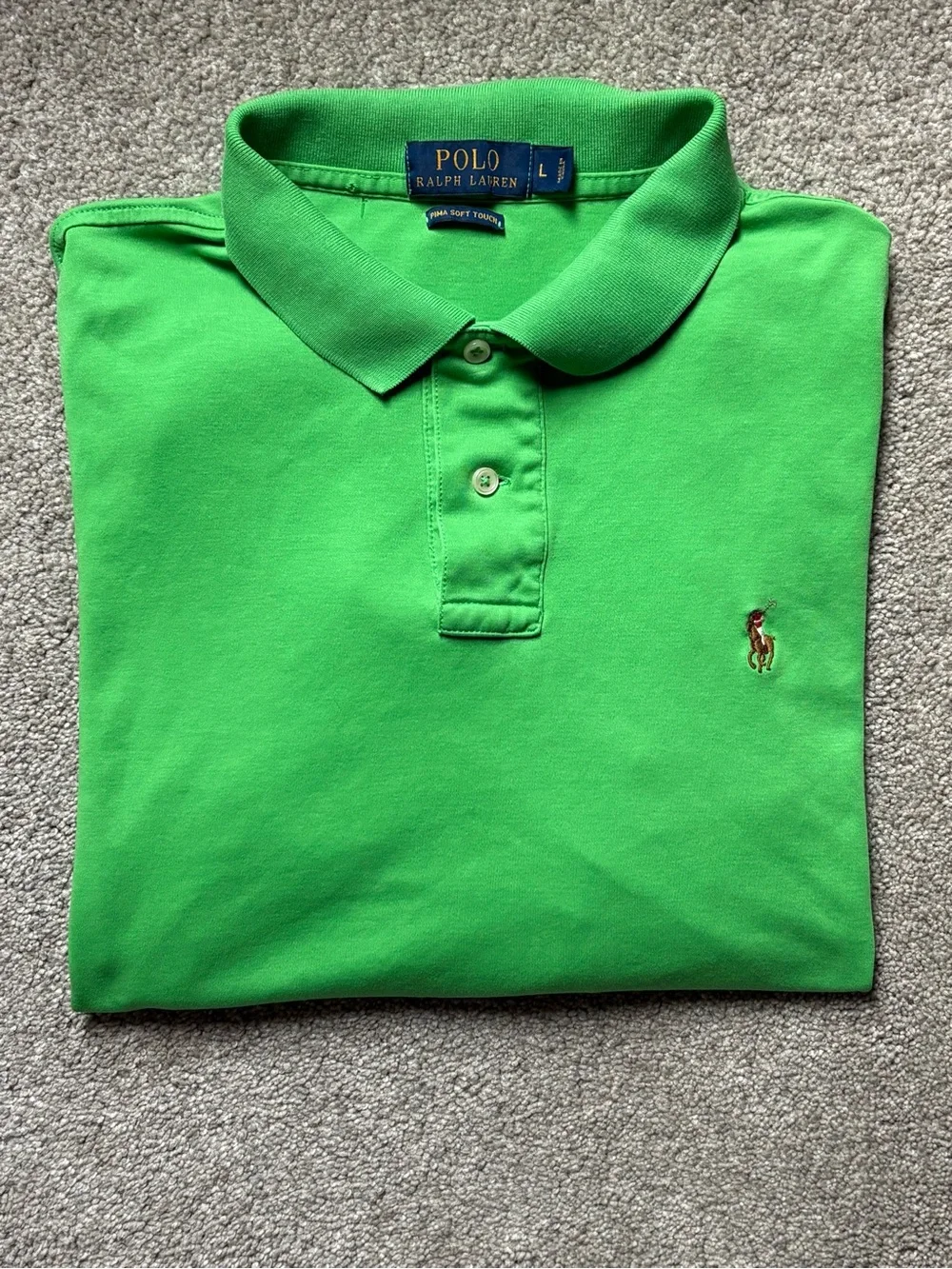 Ralph Lauren Bright Green Men’s Classic Polo